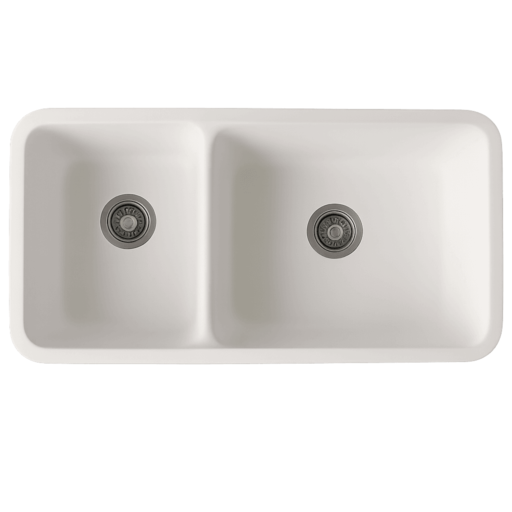 Évier Encastrable Double Bac – Modèle-B204 — vue 2