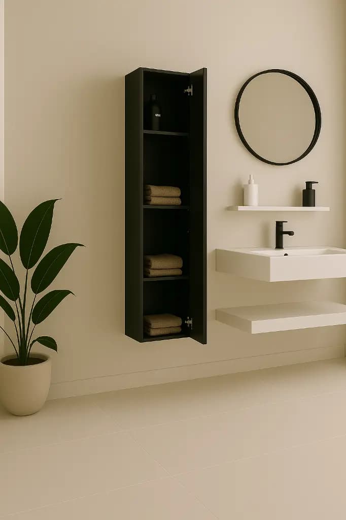 Colonne murale en Solid Surface