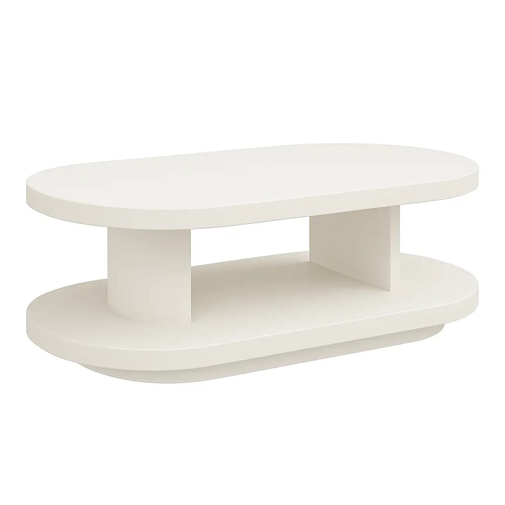 Table Basse en Solid Surface — vue 2