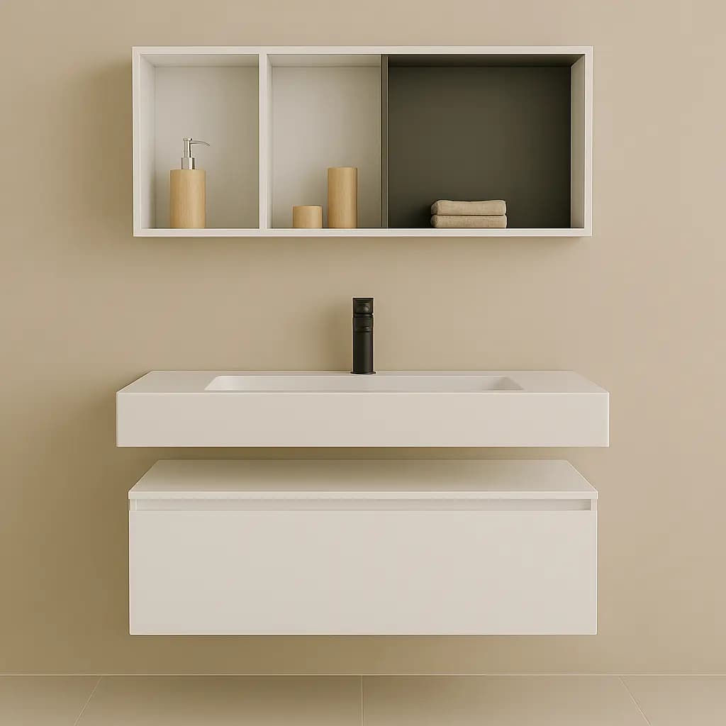 Meuble Horizontale en Solid Surface — vue 2