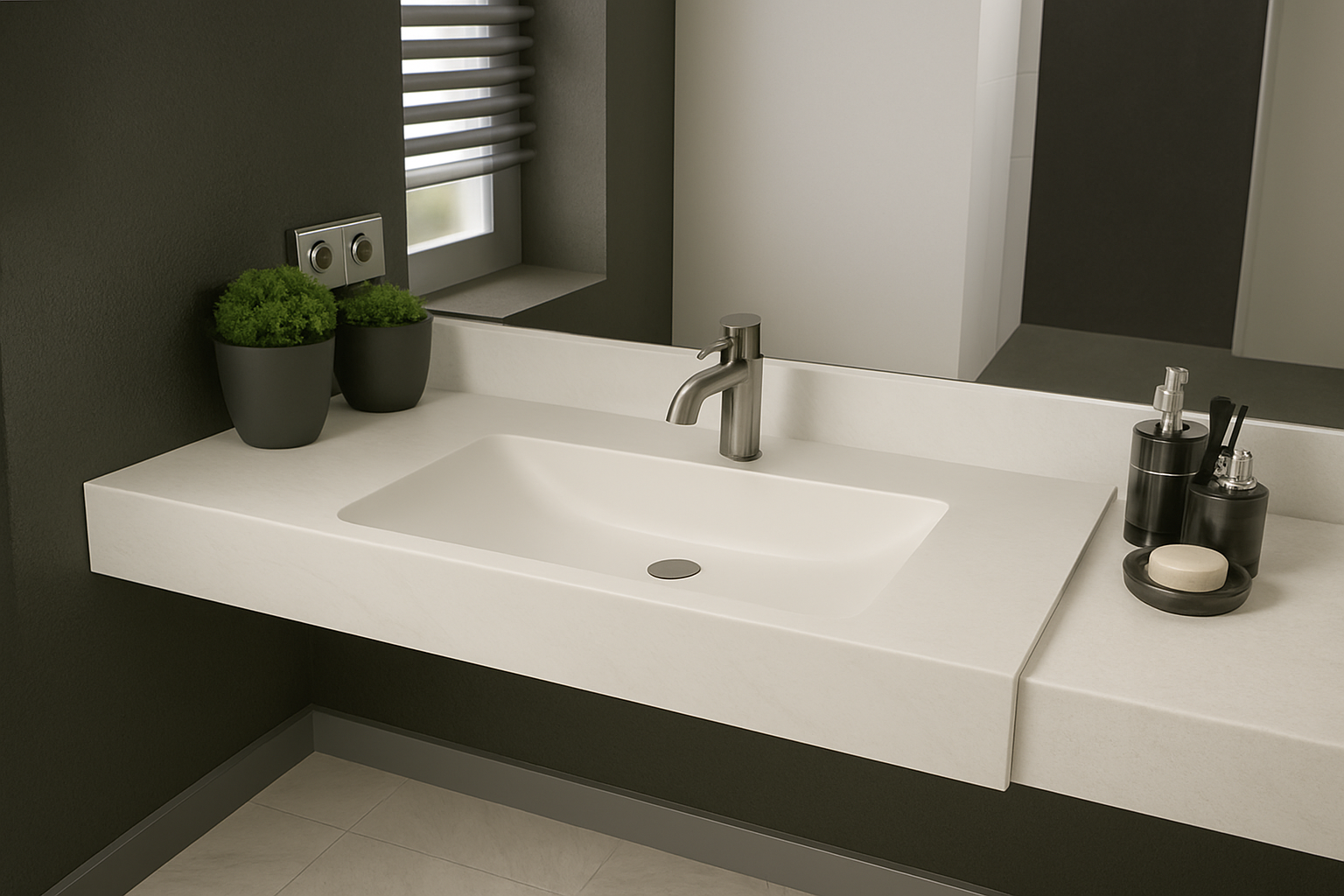 Vasques Solid Surface Tunisie