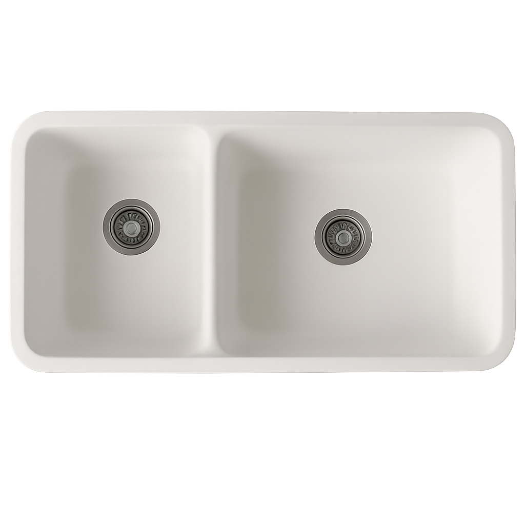 Évier Encastrable Double Bac – Modèle-B204 — vue 2